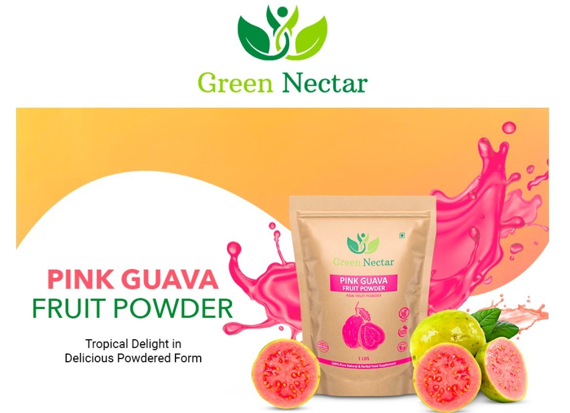 Pink Guava Fruit Powder 1 lbs | Hair Growth, Skin & Nail Health | Unsweetened