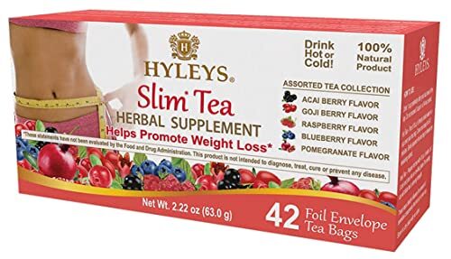 Hyleys Slim Tea 42 Ct Assorted – Suplemento De Hierbas Para Perdida De Peso, …