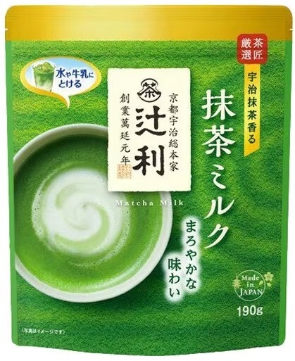 KATAOKA TSUJIRI UJI MATCHA MILK POWDER INSTANT JAPANESE GREEN TEA LATTE 200g JP
