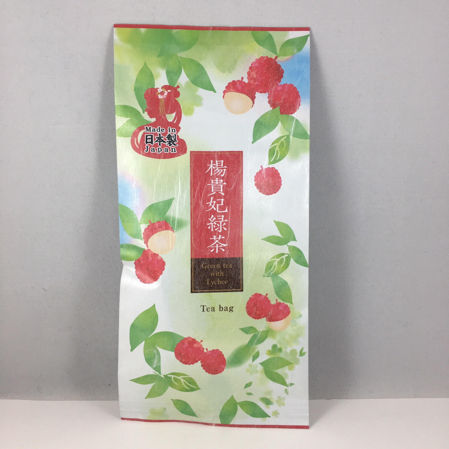 Japanese TA-FU Brand Premium Green Tea with Lychee (11 Tea Bags) Made in Japan