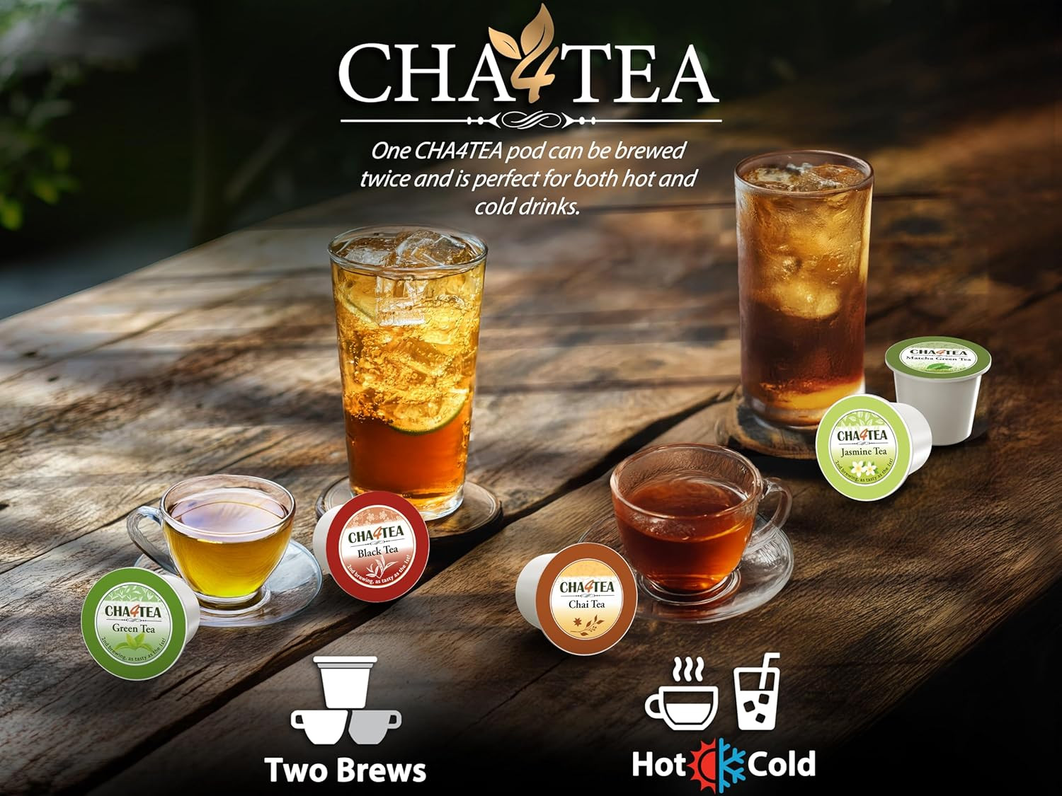 100-Count Variety Pack Tea, Compatible with Keurig Brewers, Includes Green, Blac