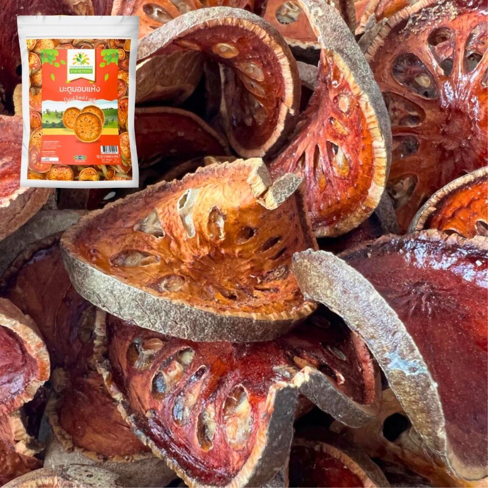Dried Bael Fruit Tea 100g Thai Herbal Tea Natural Sun-Dried Slices CHADASUWANNA