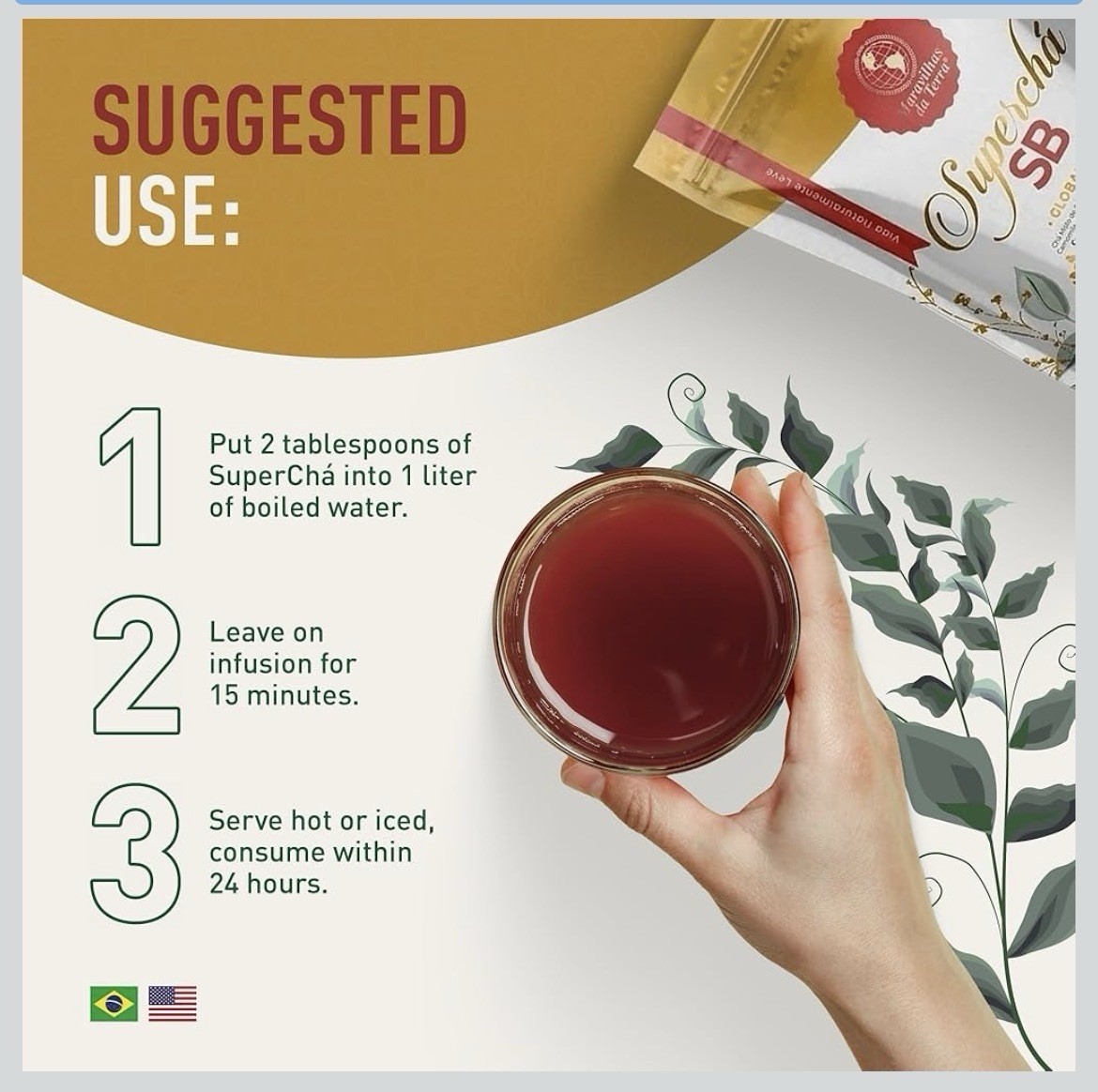 MDTea Superchá Natural Herbal Tea Blend