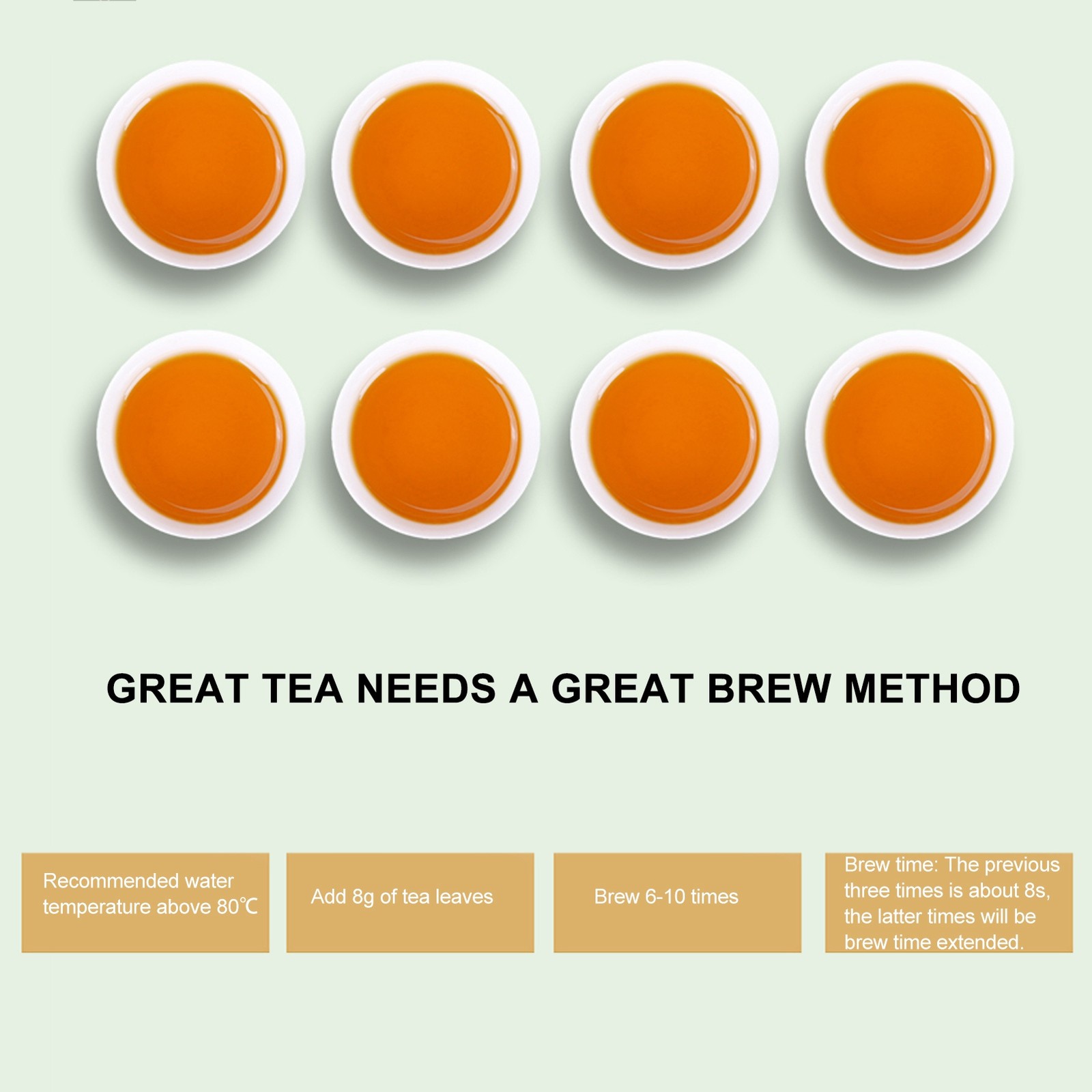 150g Da Hong Pao Tea Golden Clear Refreshing For Morning Tea NEW
