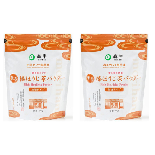 morihan Rich Houjicha Powder 500g Sweetened type from Japan