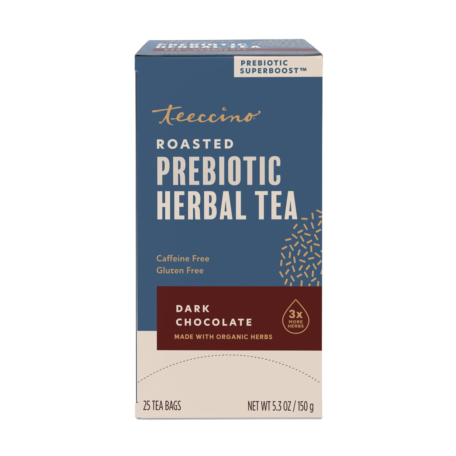 Teeccino Dark Chocolate Prebiotic Superboost™ Herbal Tea – Support Your Probioti