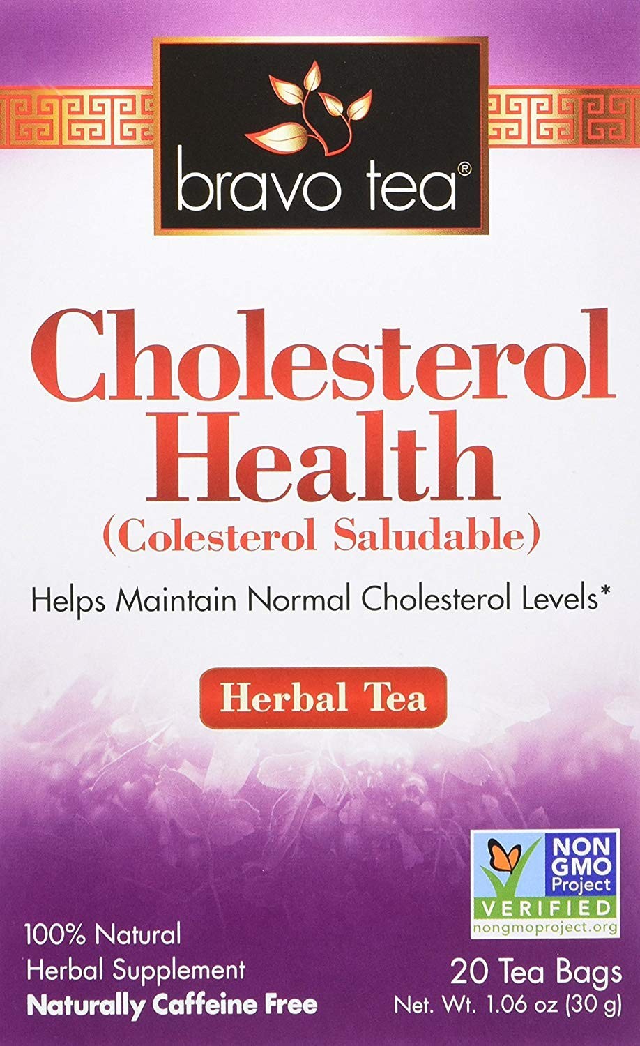 Cholesterol Health Herbal Tea Caffeine Free, 20 Tea Bags, 2 Count