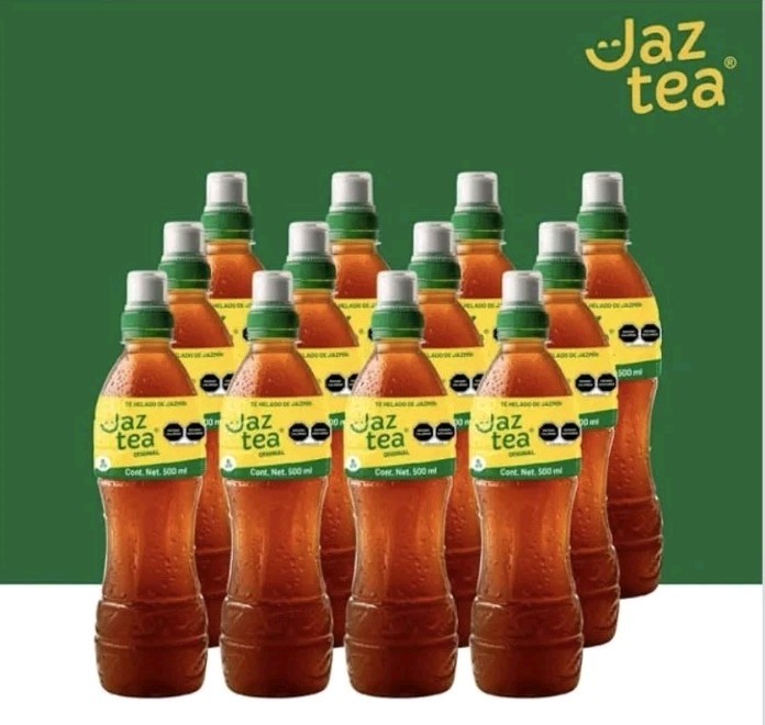 JAZ TEA EL SABOR ORIGINAL, PAQUETE DE 12 BOTELLAS DE 500 ML, 100% ORIGINAL
