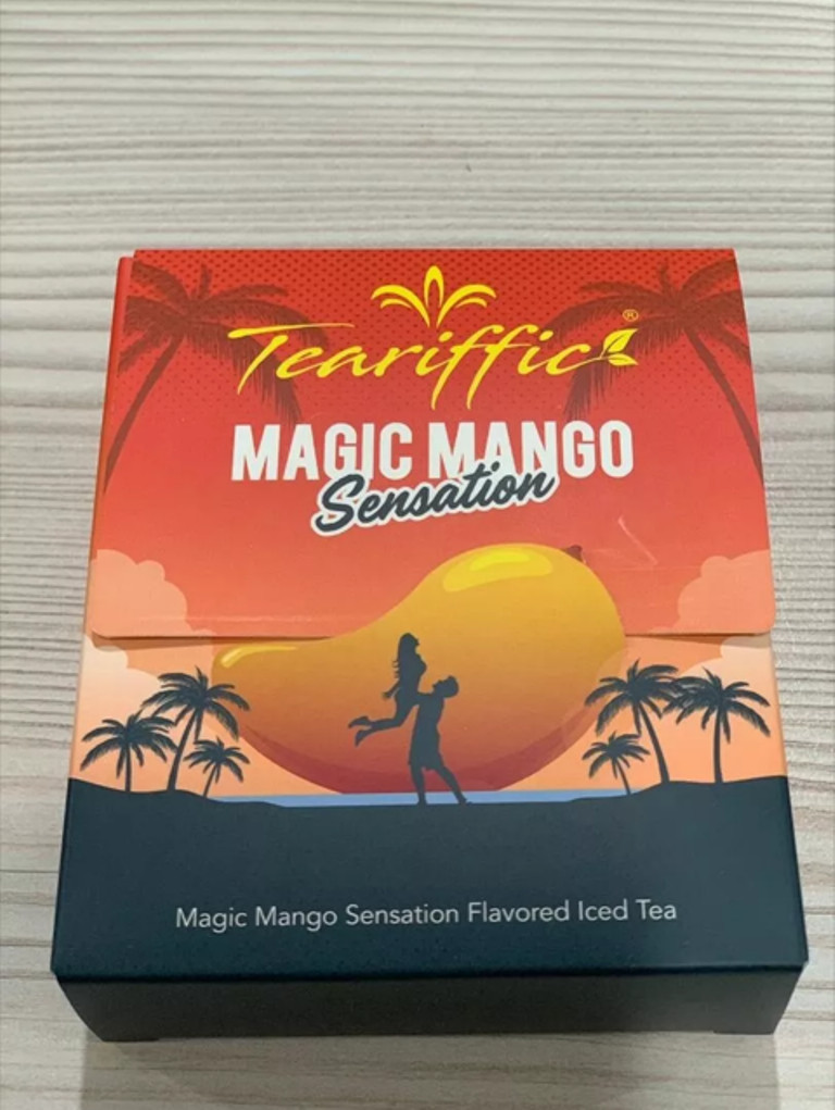 12 SACHETS EACH BOX TEARRIFIC MAGIC MANGO SENTATION ICED TEA UNISEX GO WILD