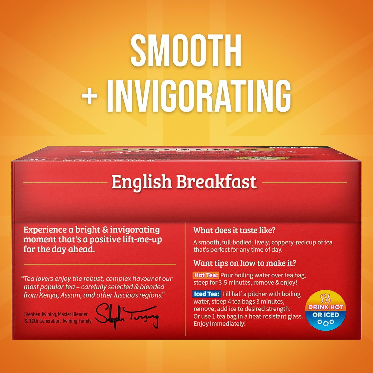 English Breakfast Black Tea Bags, 300 Count, Bold & Flavorful, Hot or Iced