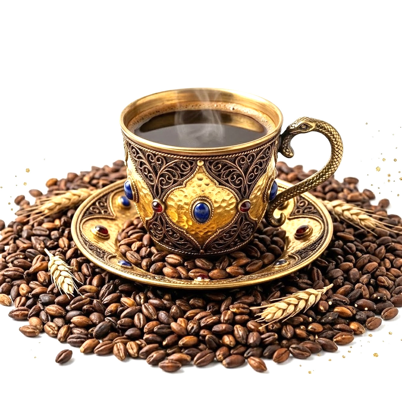 Organic Roasted Barley Tea – Caffeine Free Italian Coffee Alternative Café d’Orz