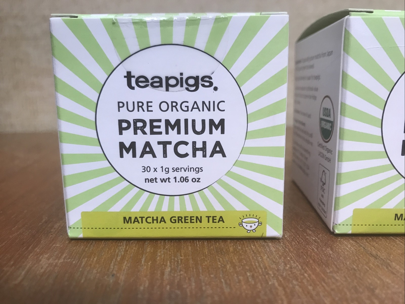 New Lot 3 Boxes teapigs Organic Matcha Tea Tin 30 Grams Each = 90 Grams Exp 5/25