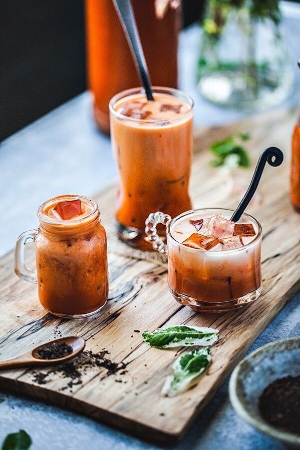 Original Thai tea Cha Tra Mue 400 g.Strong aroma and Tradition Flavor.