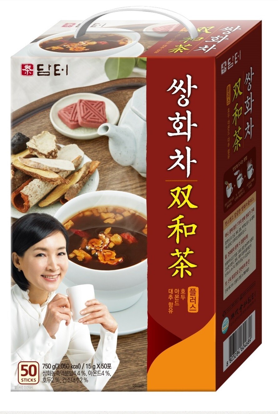 Korean Black Herbal Tea(Ssanghwacha),Ssanghwa Tea 15g*50stick(Total 750g)