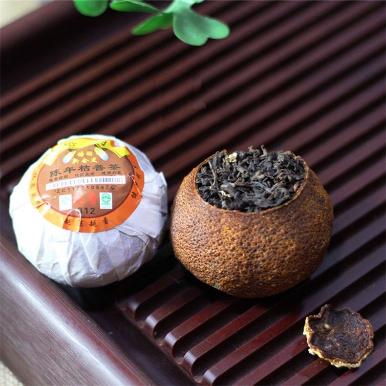 Natural Puerh Tea with Mandarin Peel 250g Herbal Energy Tea for Men Women