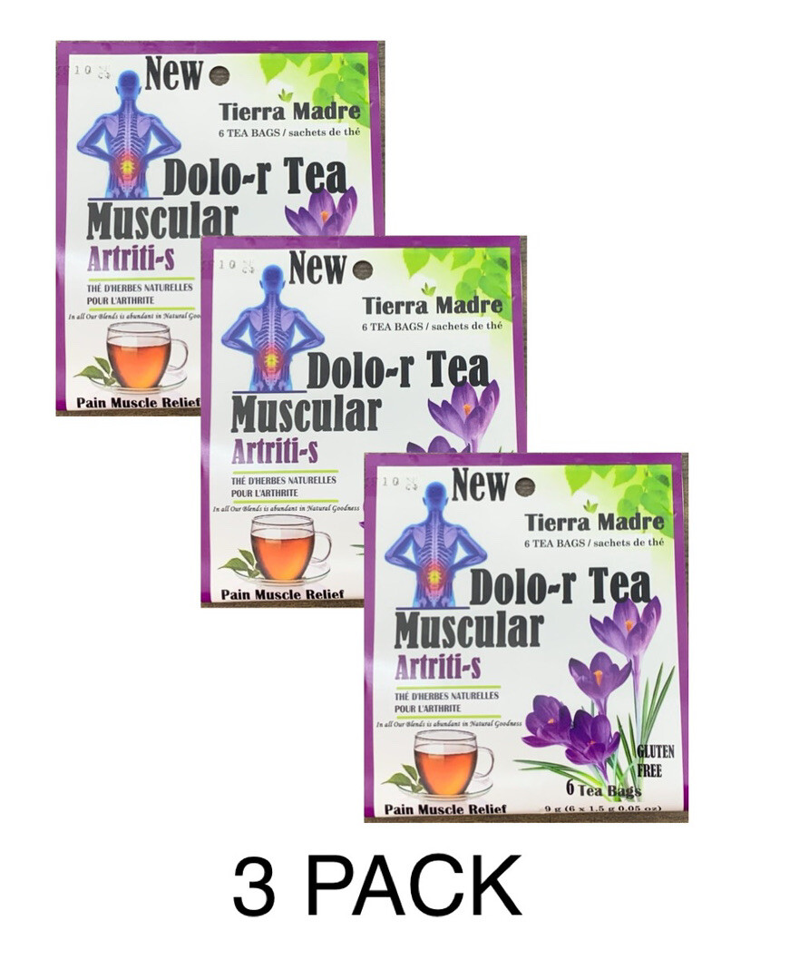 Tierra Madre,Dolor Tea,Muscular Artriti-s,Herbal Supplement (18 tea bags)