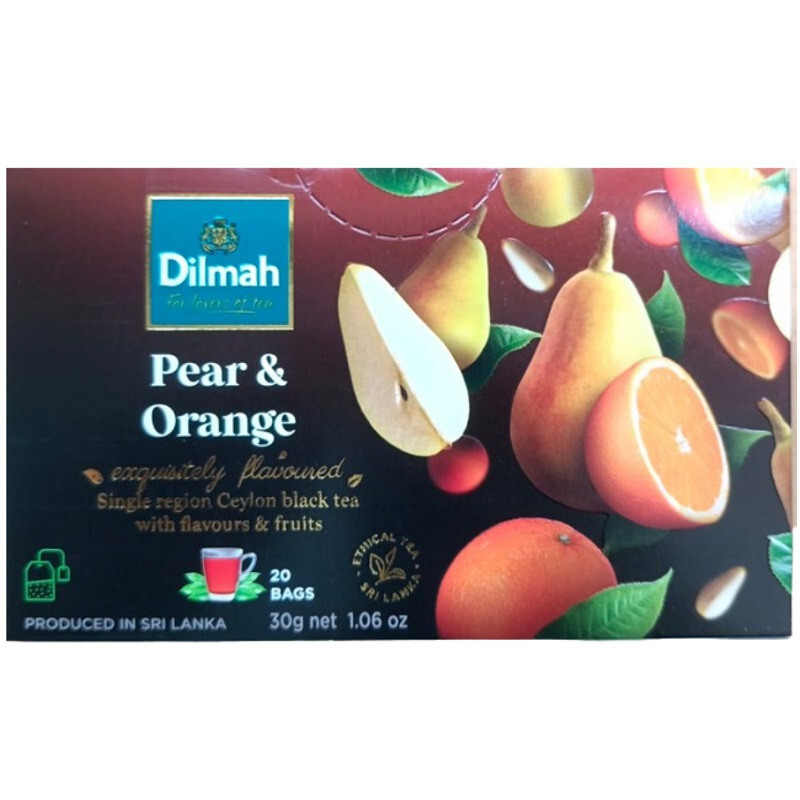 Dilmah Pear and Orange Flavoured Black Tea ? 20 Tea Bags