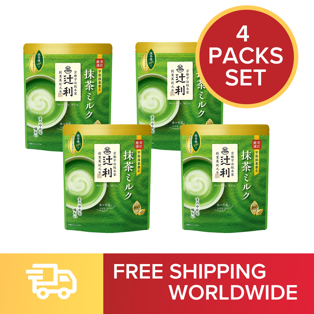 Kataoka Tsujiri Matcha Milk Instant Powder 190g [4 PACKS SET]