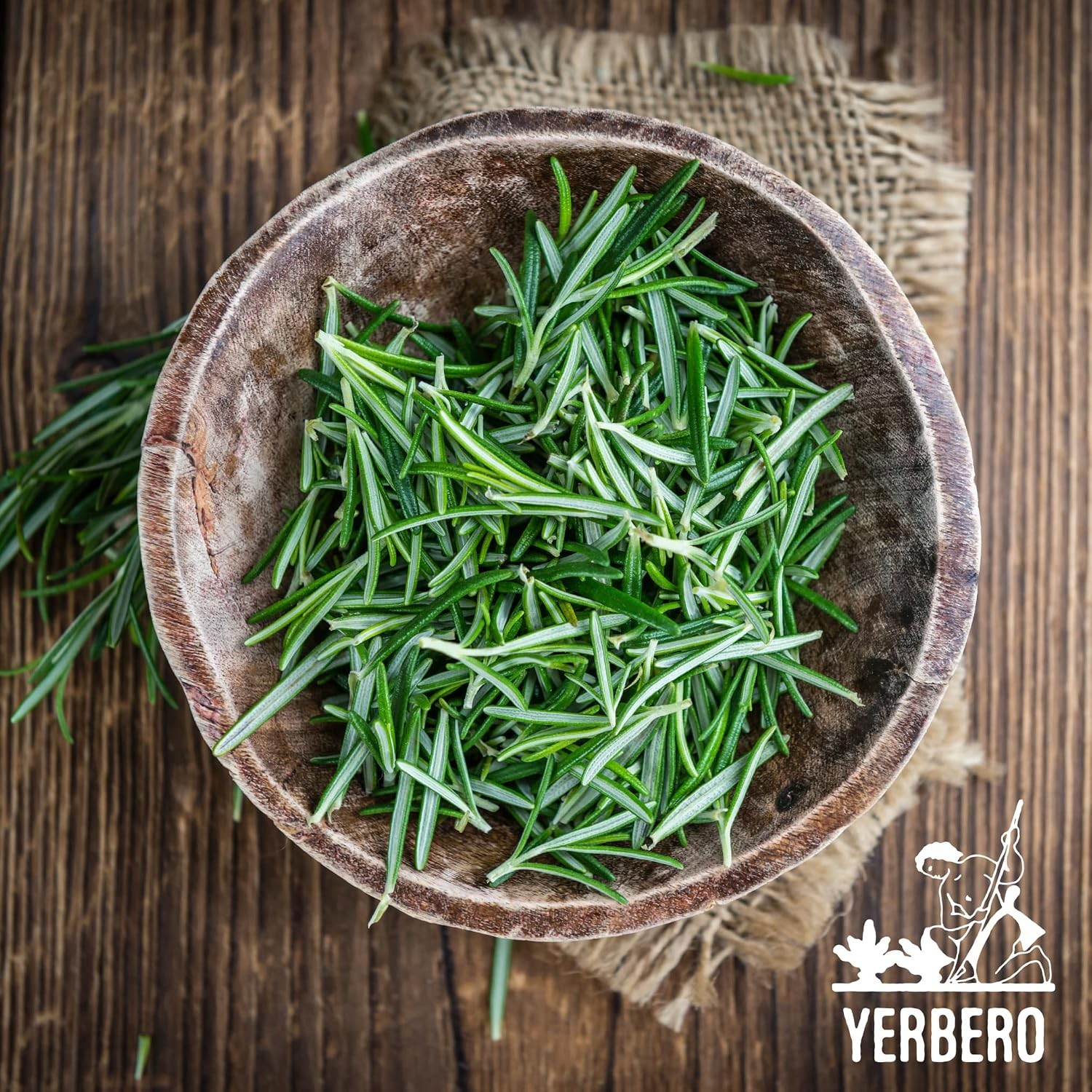 Yerbero – Premium Loose Whole Rosemary Dried Leaves Tea 2oz (58gr) | Hoja De