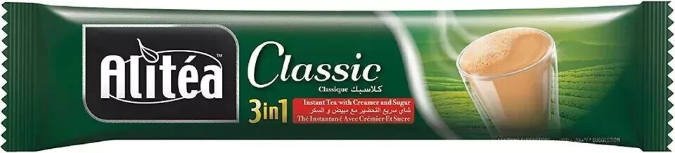 Power Root Alitea Classic 3 In 1 Instant Tea With Creamer And Sugar- 30 Sticks