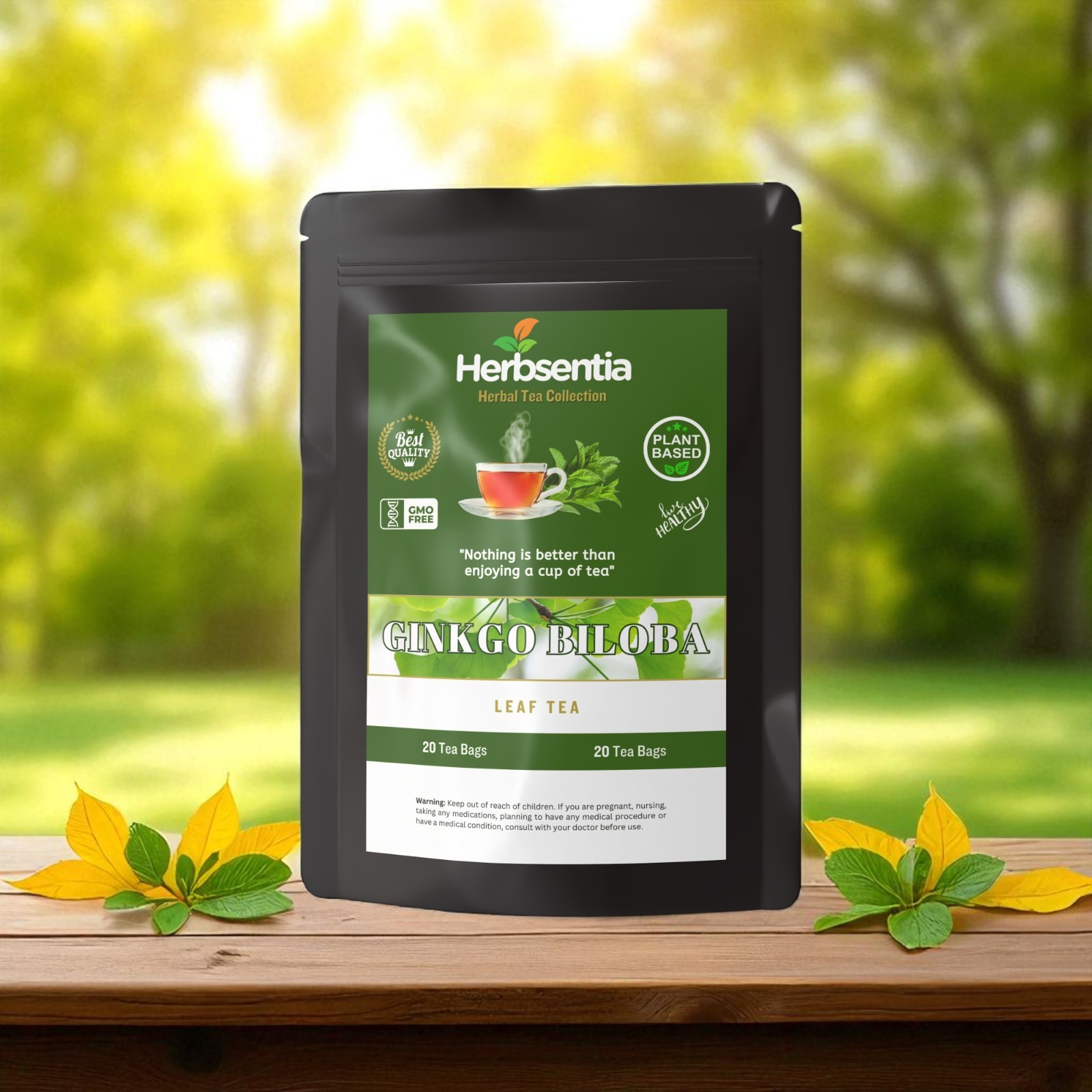 Gingko Biloba Tea – Memory and Focus