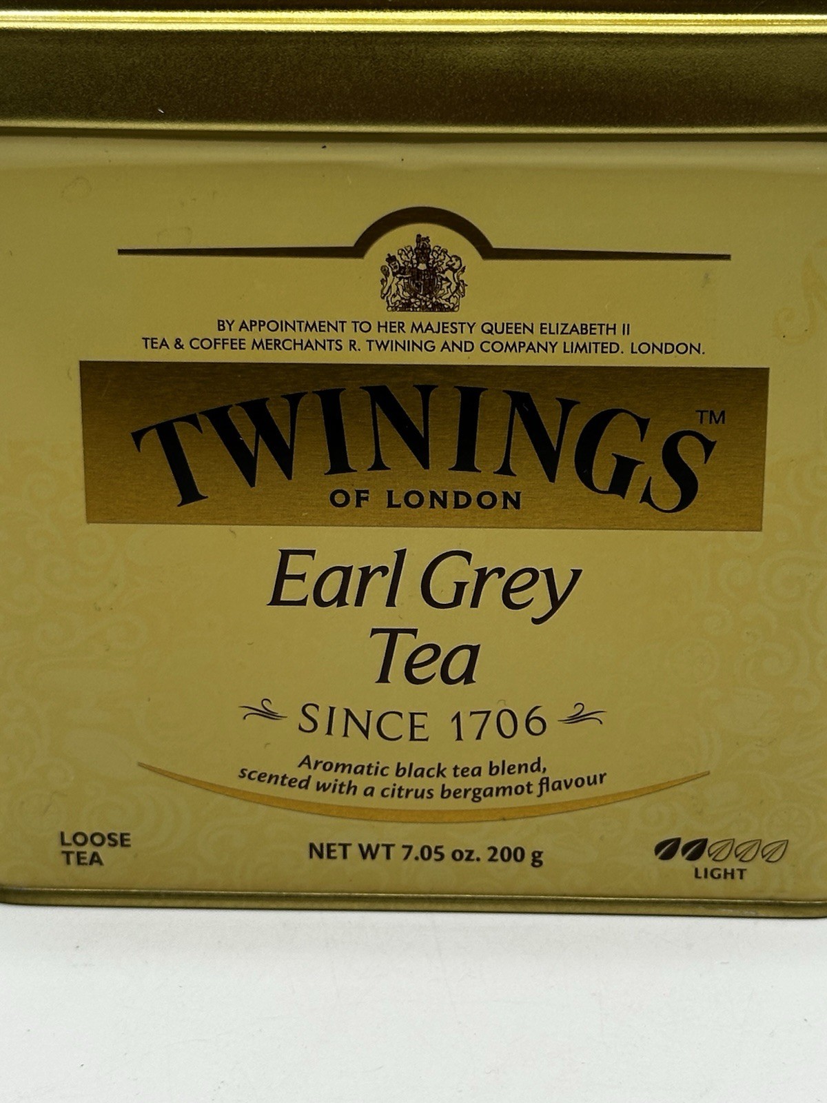 Twinings Earl Grey Tin Loose Tea 7.05oz 200g Exp 3/2026