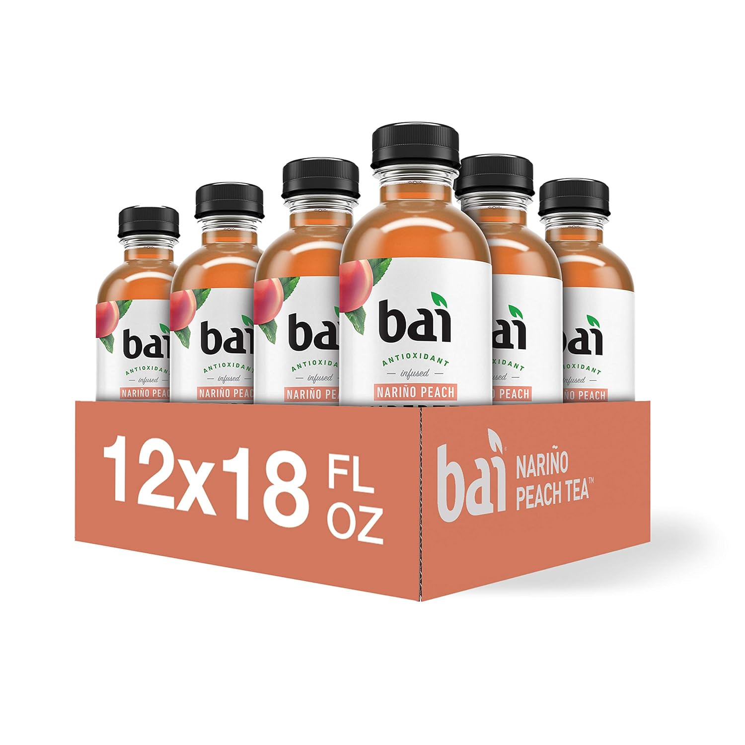 Iced Tea, Narino Peach, Antioxidant Infused Supertea, Crafted with Real Tea (Bla