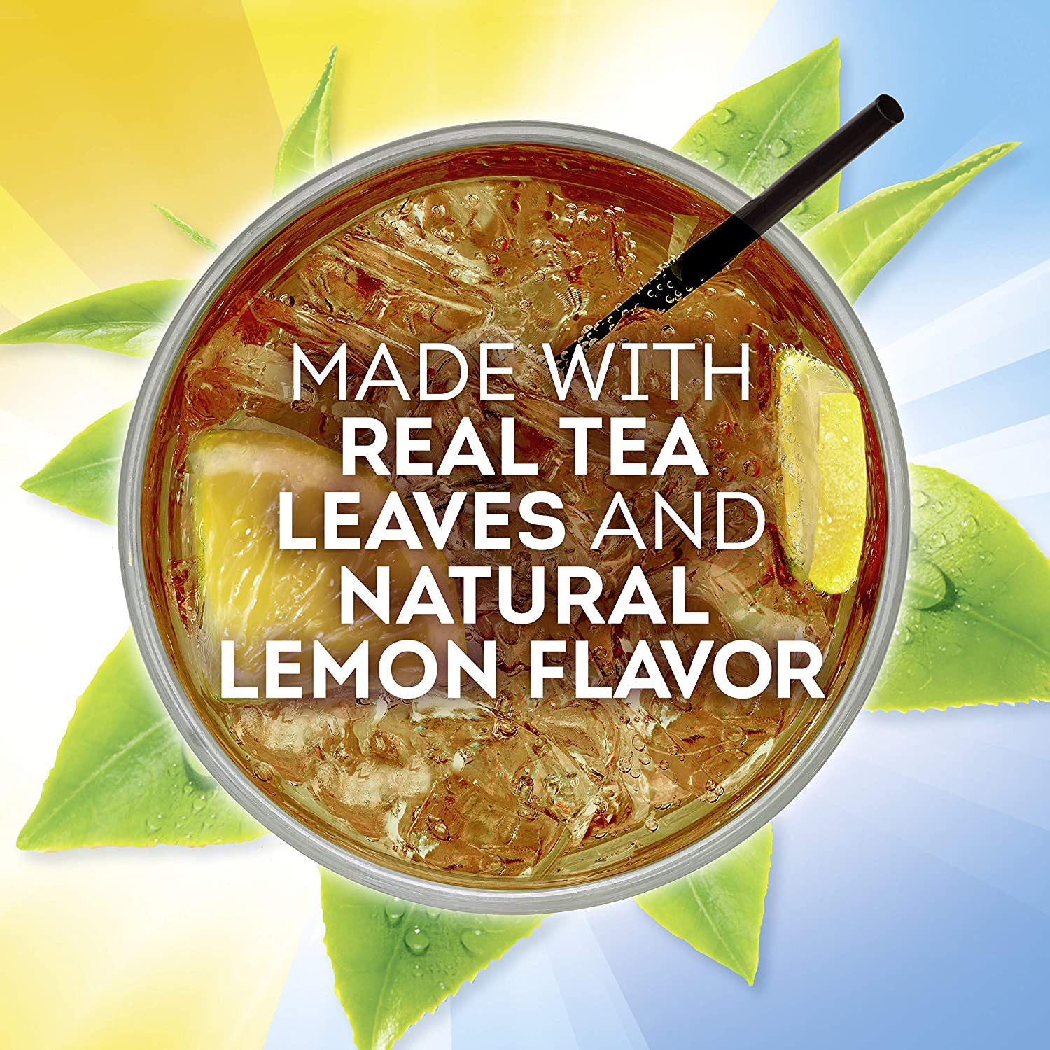 Lemon Sweetened Iced Tea Mix, Makes 28 Quarts (Pack of 2)