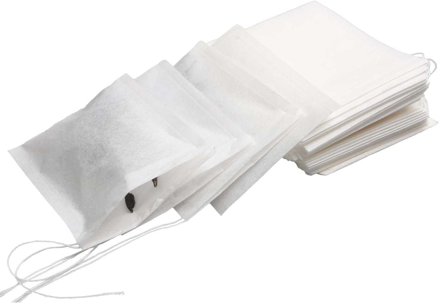 Eketirry 100Pcs Tea Filter Bags for Loose Tea, Mini Empty Tea Bags, Natural