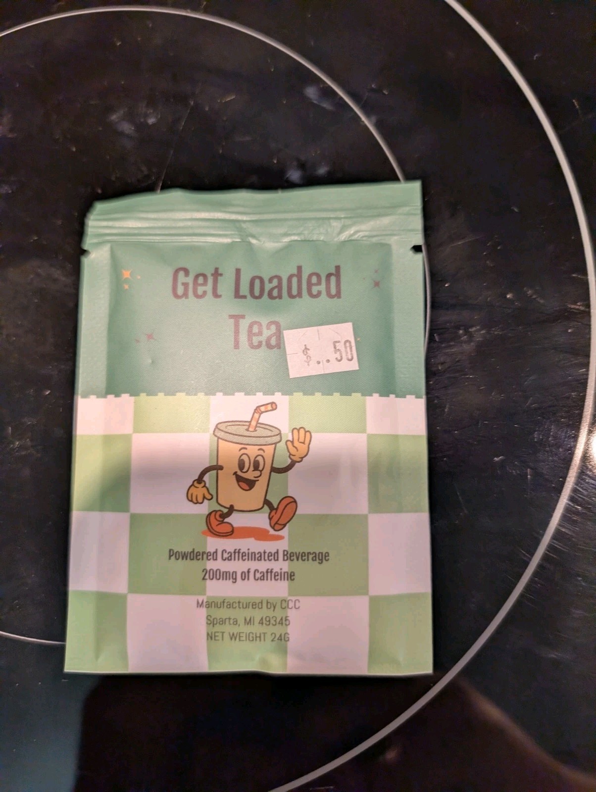 4 packets of “Get Loaded Tea”-Variety of Flavors! Berry,Sour 200mg Caffeine