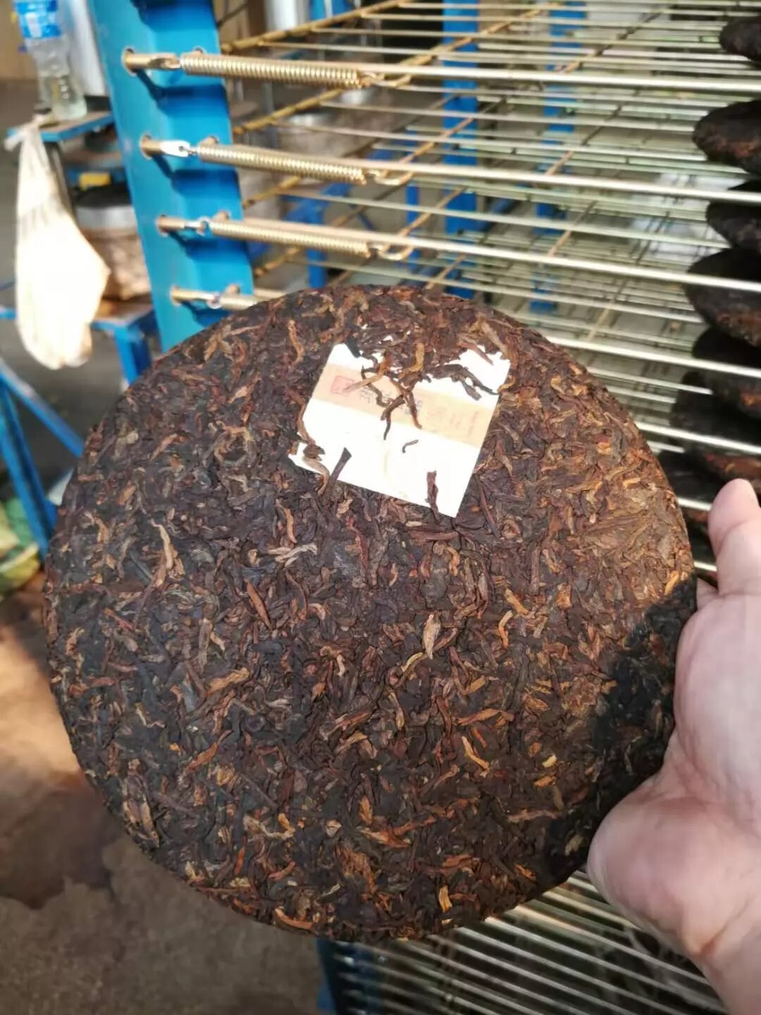2018y YunNan Organic Pu-erh Tea Puer Tea Ripe Tea in 357g Compressed Tea Cake