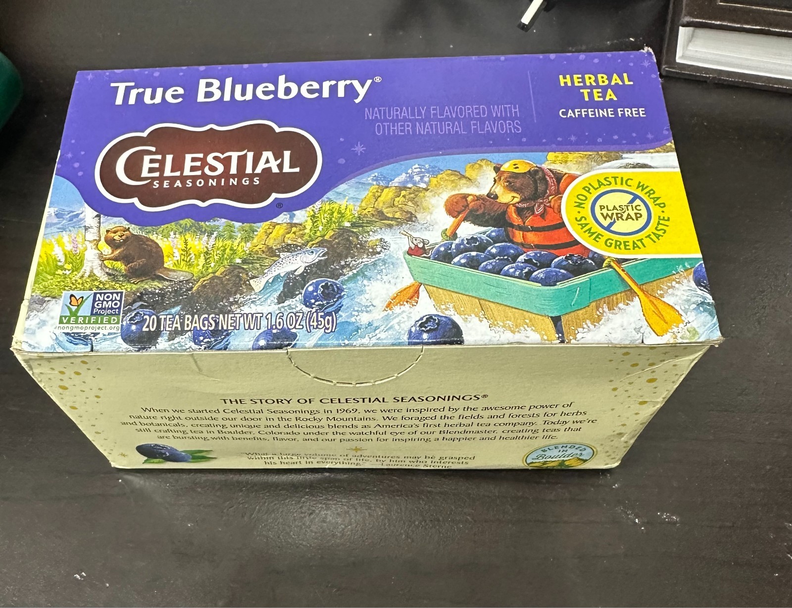 Celestial Seasonings True Blueberry Herbal Tea (Pack of 3)