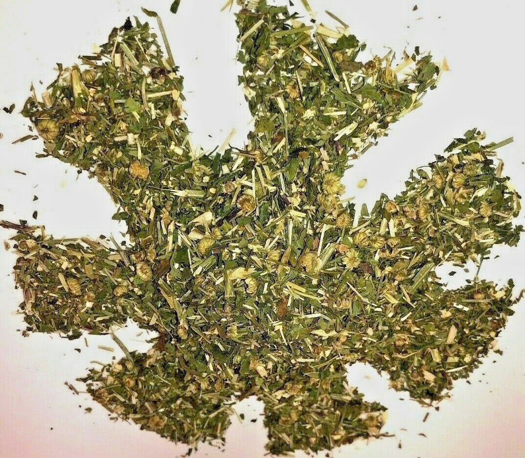 Pain Anxiety Skullcap & Feverfew Blend Mix Certified Organic Herb -1 2 4 8 lb oz