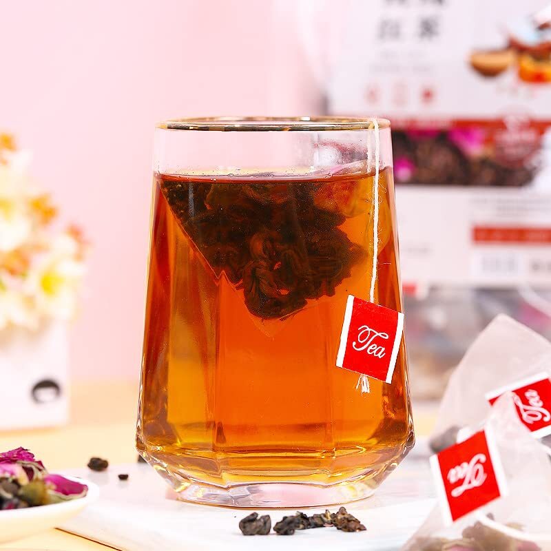 Black Goji Berry Mulberry Rose Mixed Tea Rich in Anthocyanins 250g (5g*50 pack)