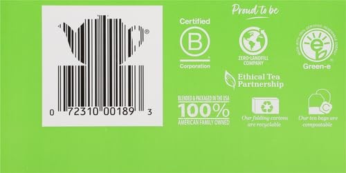 Bigelow Plantation Mint Black Tea 20 Count Individually Wrapped Fresh Flavor