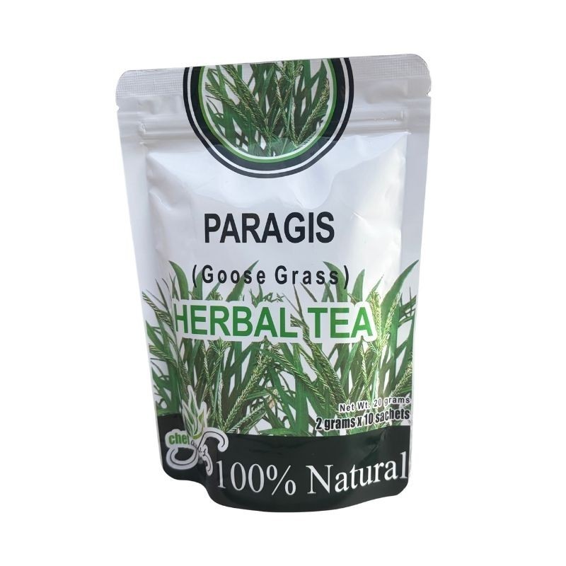 Chef Aybs Paragis Herbal Tea 10 Bags 100% Natural Goose Grass Tea Caffeine-Free