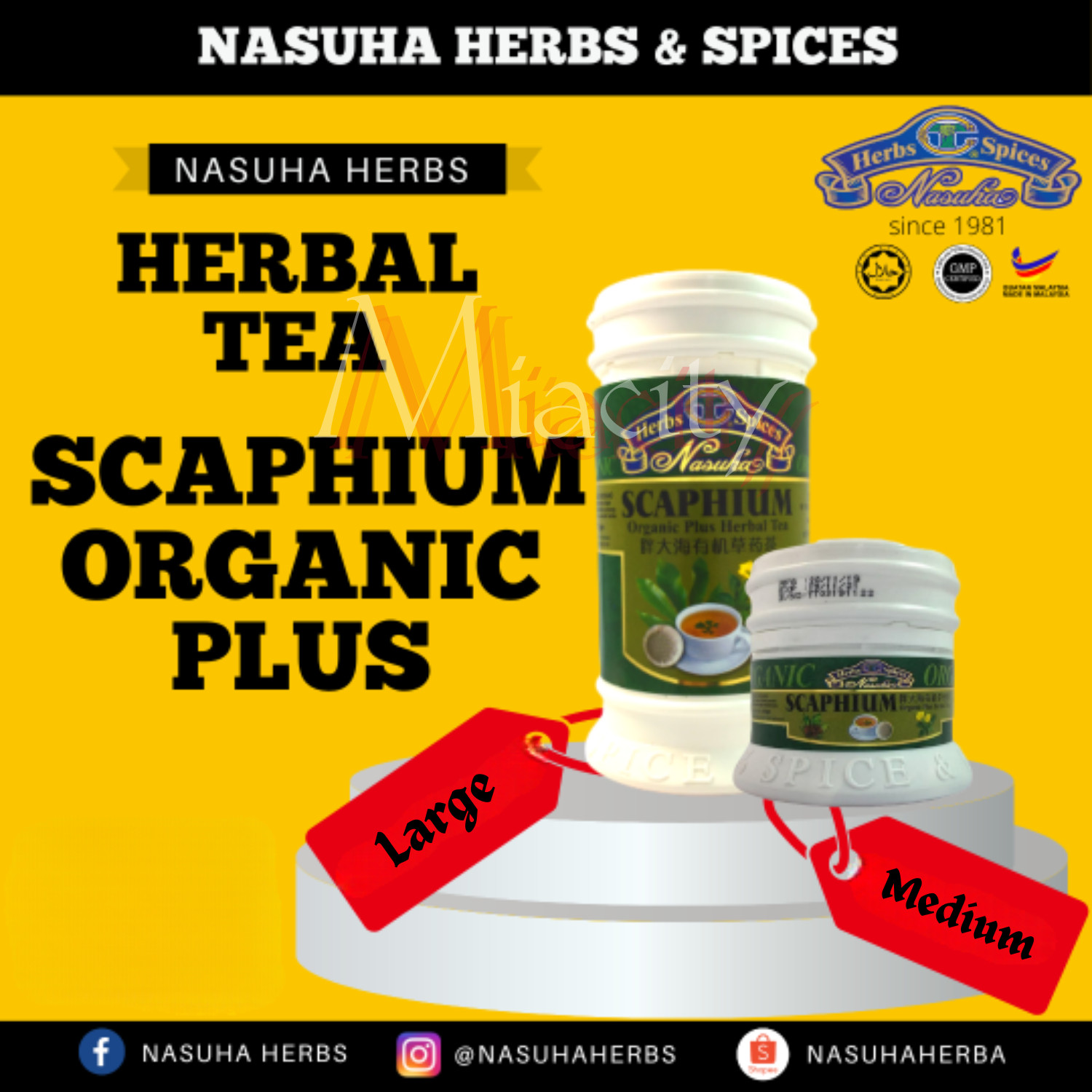 Herbs Spices SCAPHIUM Organic Plus Herbal Tea 120g