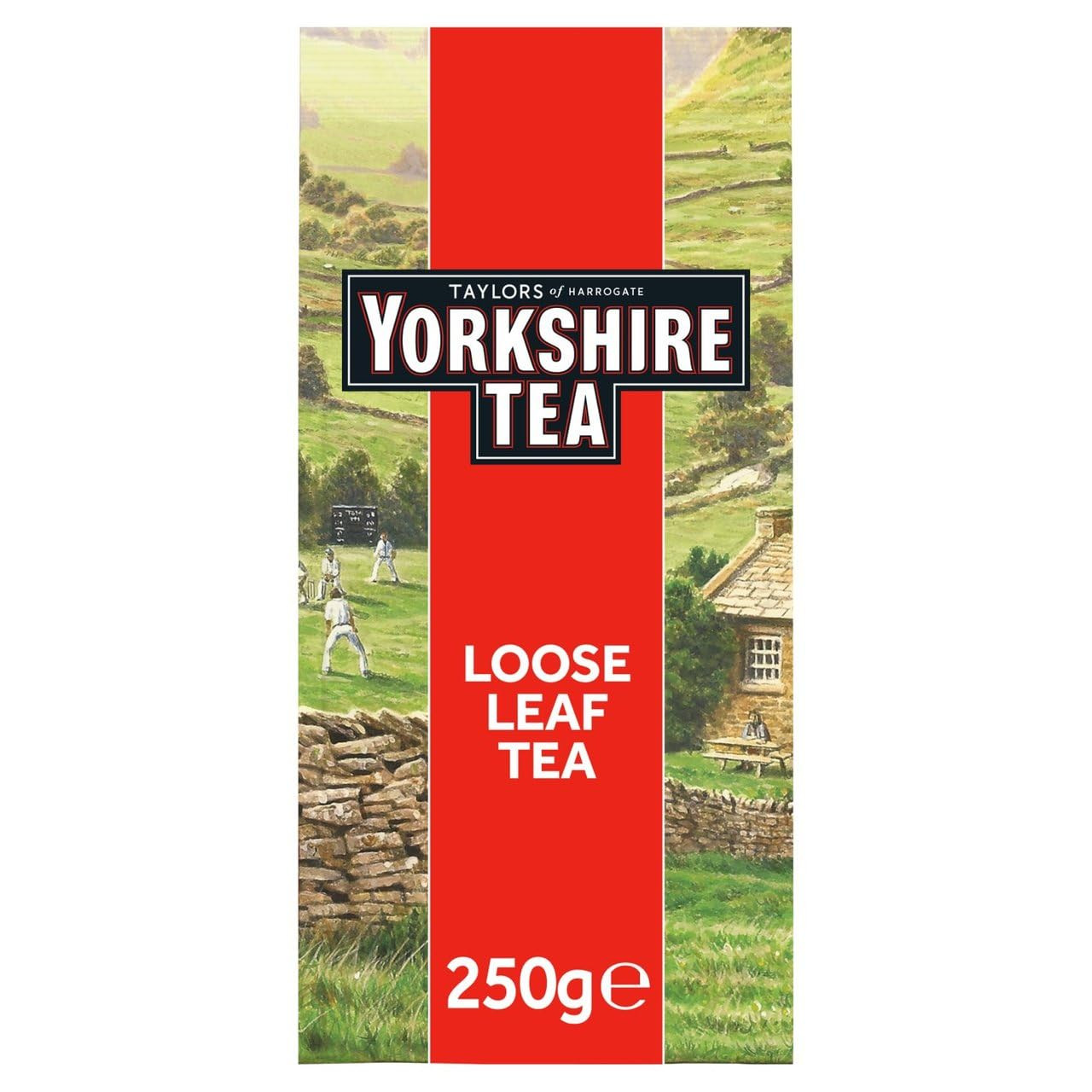 Yorkshire Tea, Red, Black Tea, Loose Leaf, Kilo Bag (35.27 Ounces), Refreshing,