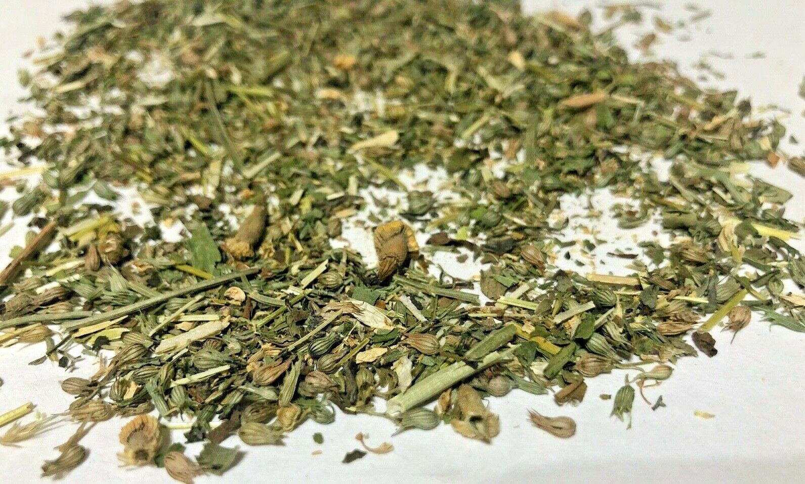 Mixture of: Peppermint Leaf, Catnip Herb, Skullcap, Chamomile Flowers – 1 2 4 oz