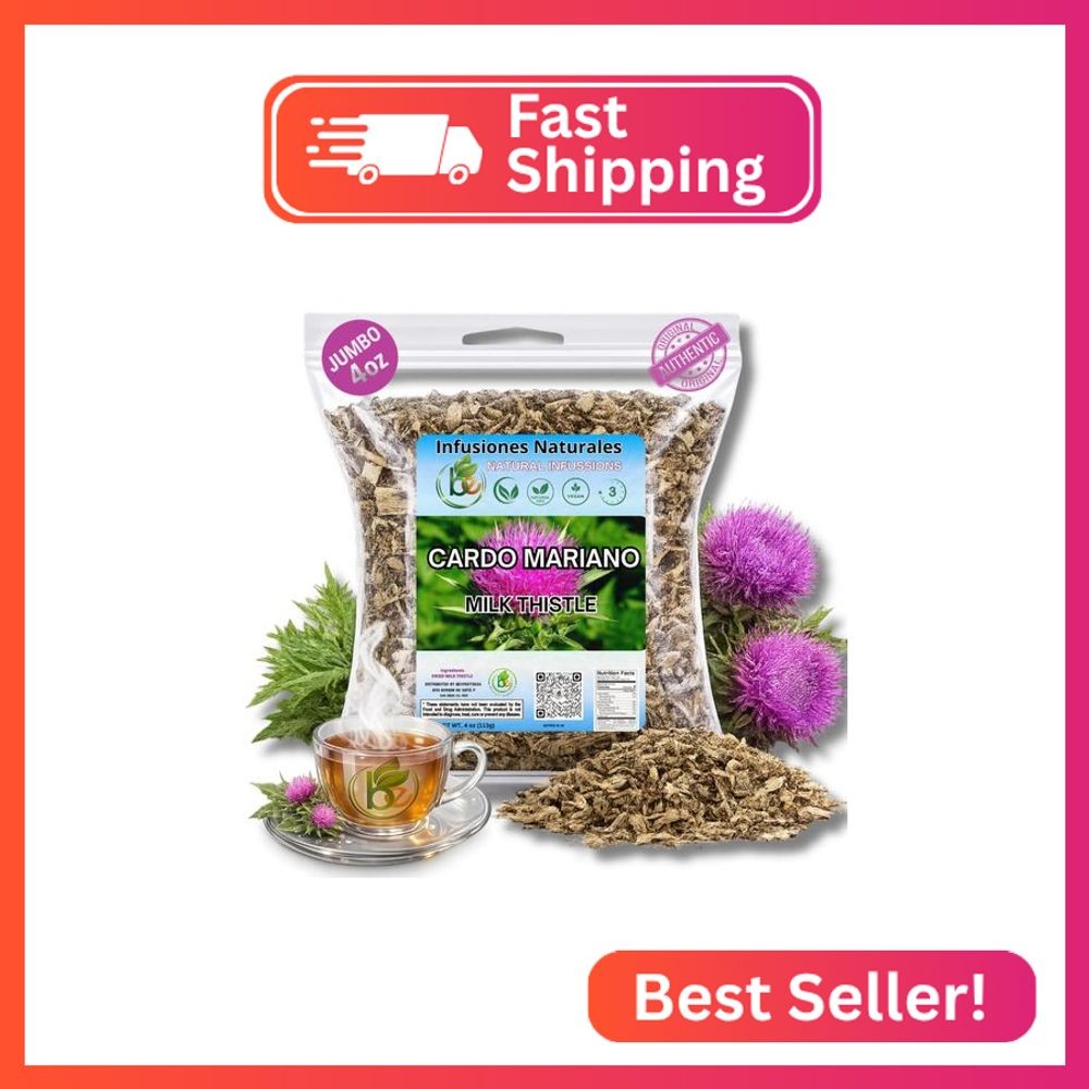 Cardo Mariano Mexican Herbal Tea – 4 oz (113g) – Authentic 100% Natural Milk Thi