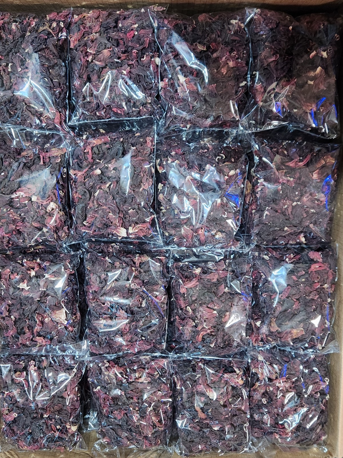 28lb Bulk Dried Hibiscus Flower Pre Packed