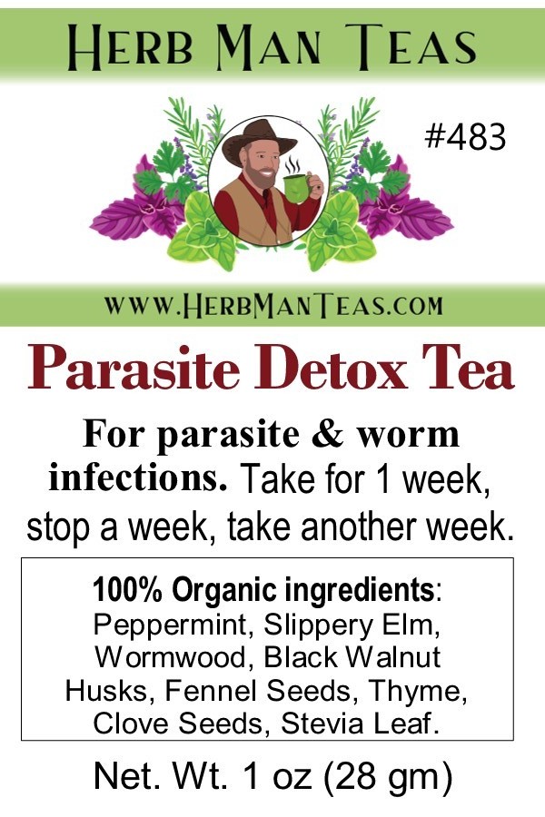 PARASITE DETOX TEA – For parasite & worm infections by Master Herbalist Khabir