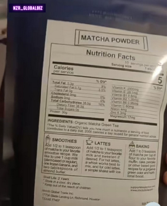 100% Organic Matcha Japanese Green Tea Powder –Pure, Unsweetened –Keto Superfood
