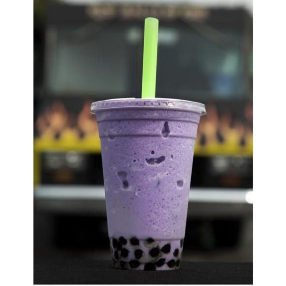 Taro Tea Flavor Bubbles Boba Instant Powder Mixed Drink Milk Tea Smoothie 300g