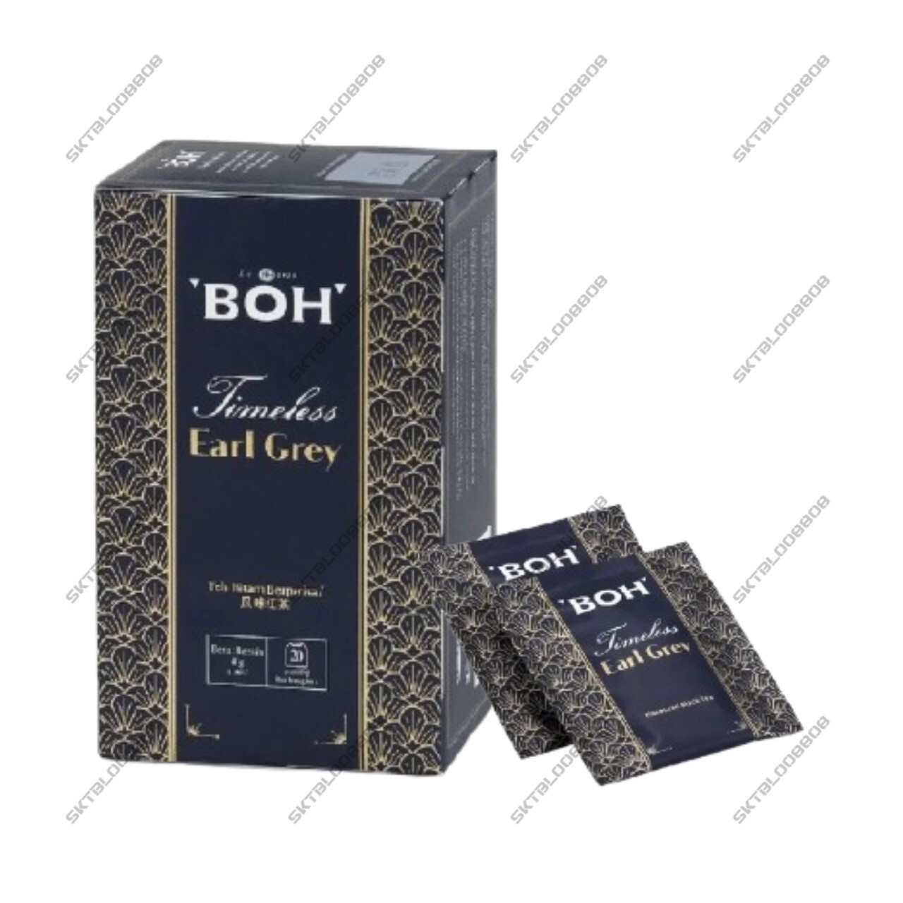 5 BOX BOH Plantation Earl Grey Classic Refreshing Black Tea (20 Teabag Sachets)