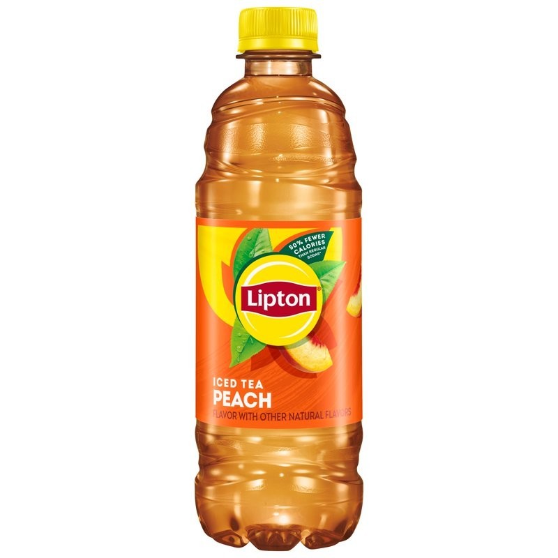 Lipton Peach Iced Tea, Bottled Tea Drink, 16.9 oz, 12 Pack, Peach flavor FRESH