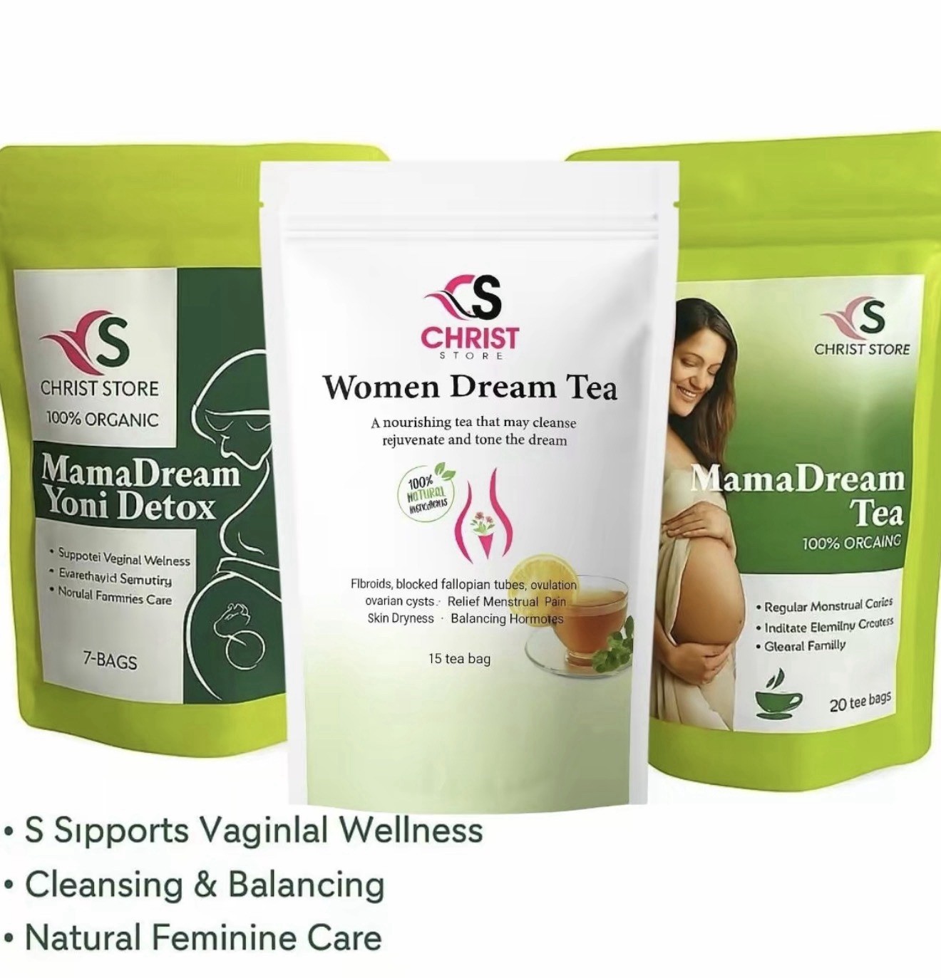 Mommy Tea Fertility Booster For Women| Organic Herbal Loose-Leaf for Womb Health