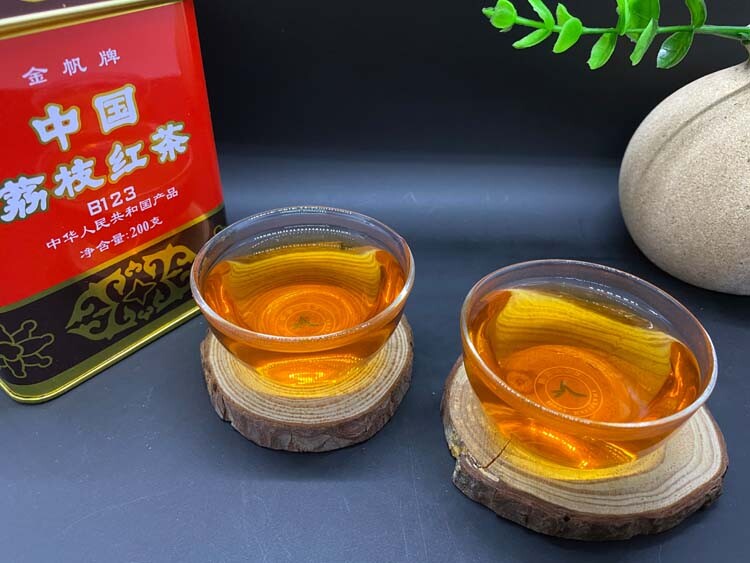 Golden Sail Brand China Lichee Flavored Black Tea Lychee Black Tea 200g B123