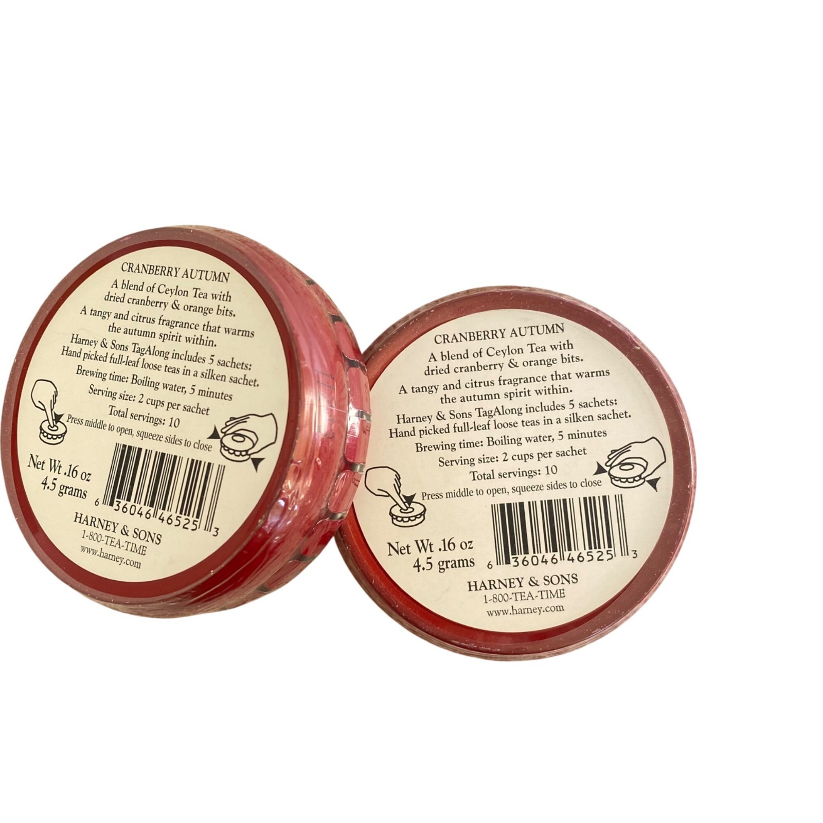 Harney & Sons Tea Lot Royal English Breakfast, Holiday, Cranberry Autumn SEALED