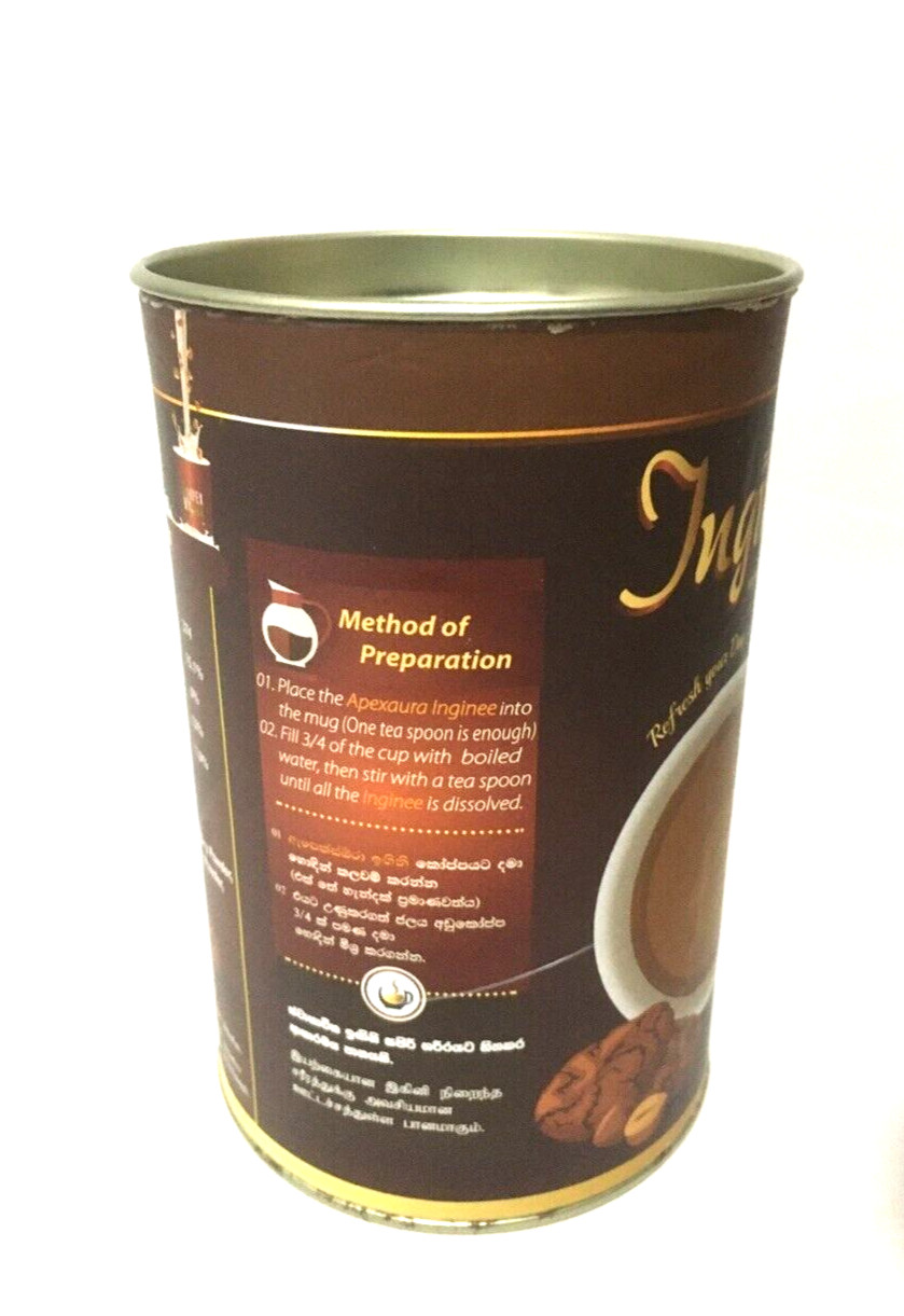 Inginee coffee tea drink with local medicinal properties 340g tin pack